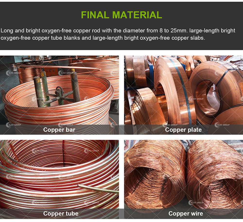 12000T/Year Cathe Copper Rod Upward Continuous Casting and Rolling Machine