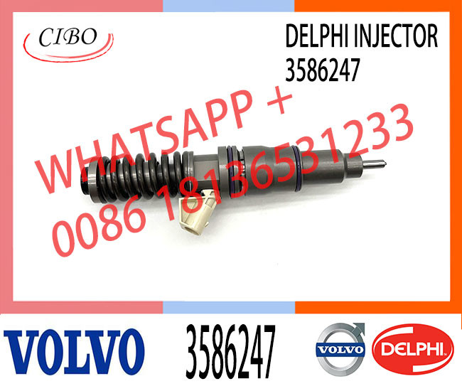Diesel Fuel 2 Pins Injector BEBE4C15001 BEBE4C10001 Common Rail Injection Nozzle 3586247 For VOL 9.0 LITRE TRUCK
