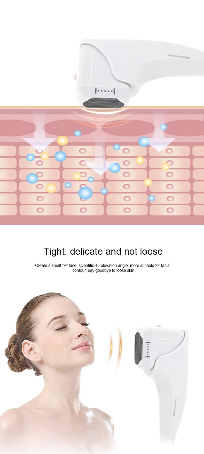Fat Loss HIFU Slimming Machine Ultra 9D Face Lift Skin Tightening