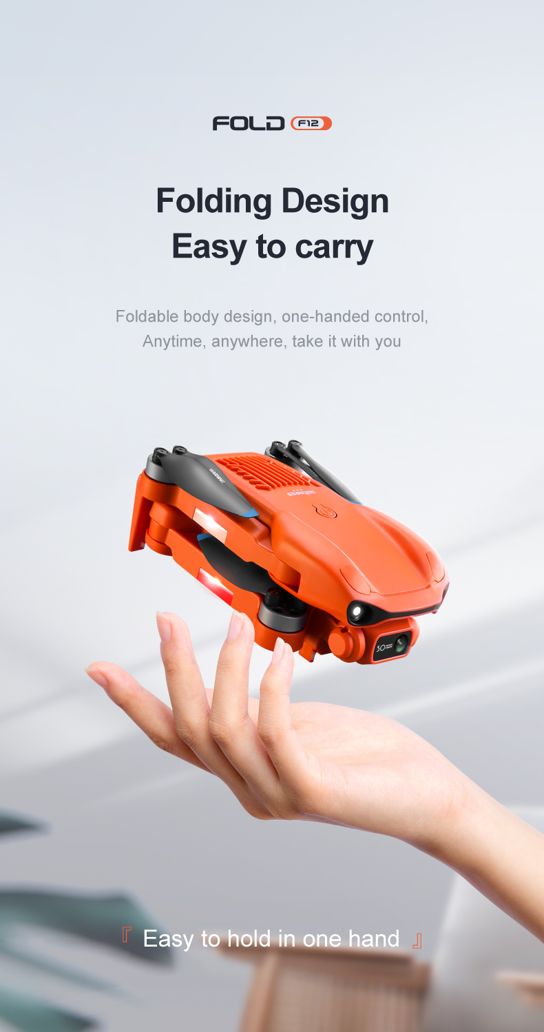 Wide Angle ESC Camera WiFi Battery Powered Drones 4K GPS Drone