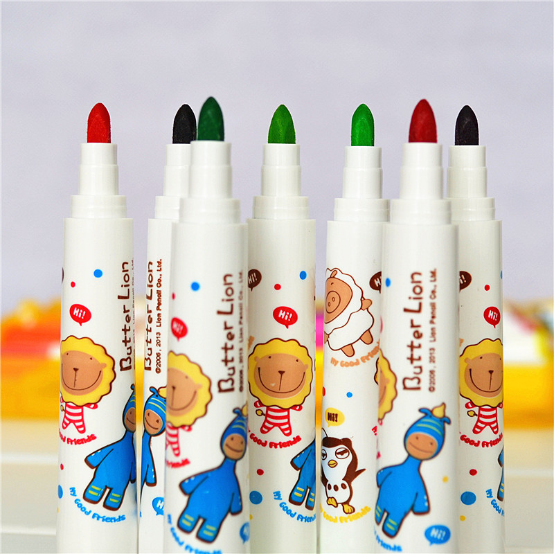 36 Colors Non-toxic Art Marker Set for Kids Watercolor Creative Stationery Supplies