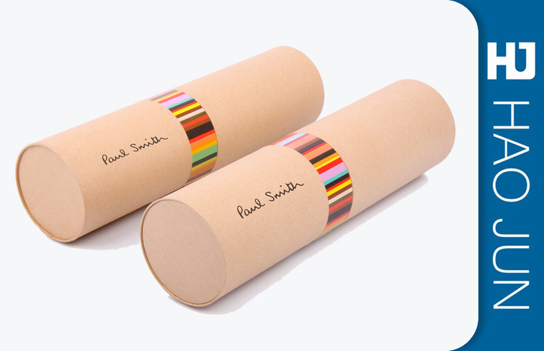 100% Recycled Cardboard Cylinder Tubes Kraft Cardboard Tea Boxes