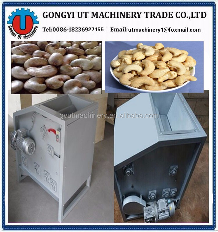 Discount Semi Automatic Cashew Nut Peeling Machine in Silver with 1000X800X770mm Size