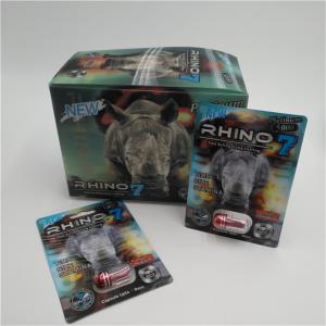 Buy cheap Rhino Card Sex PillPackaging 3D Card Hot Sale New 30000 Rhino Sexual Pill Box In stock product