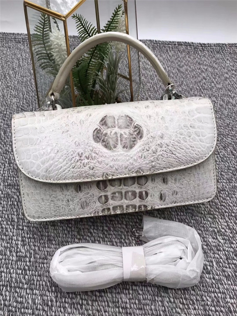 Fashion Genuine Crocodile Leather Women Small Mini Handbag Lady Purse Authentic Alligator Skin Female Cross Shoulder Bag