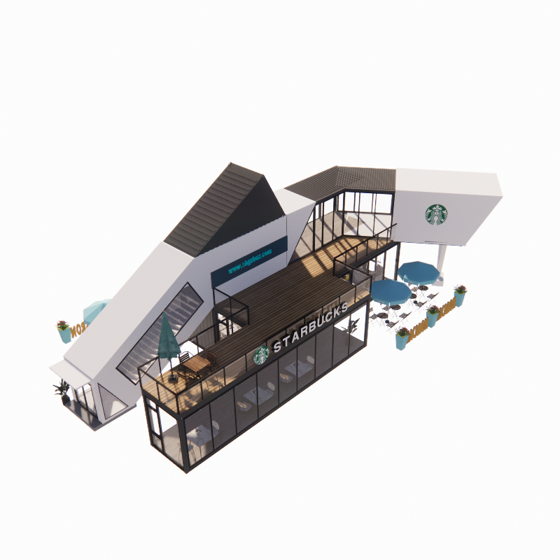 Street Building Prefab Container Hotel Kitchens for Prefab Office and Mobile Homes