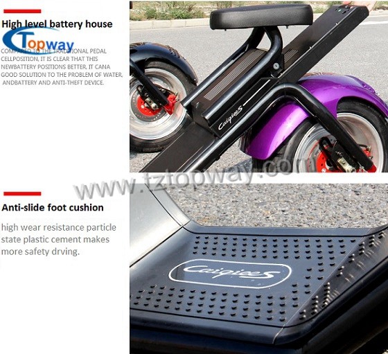 2018 New Style Two Wheel Off Road Electric Mobility Halley Scooter