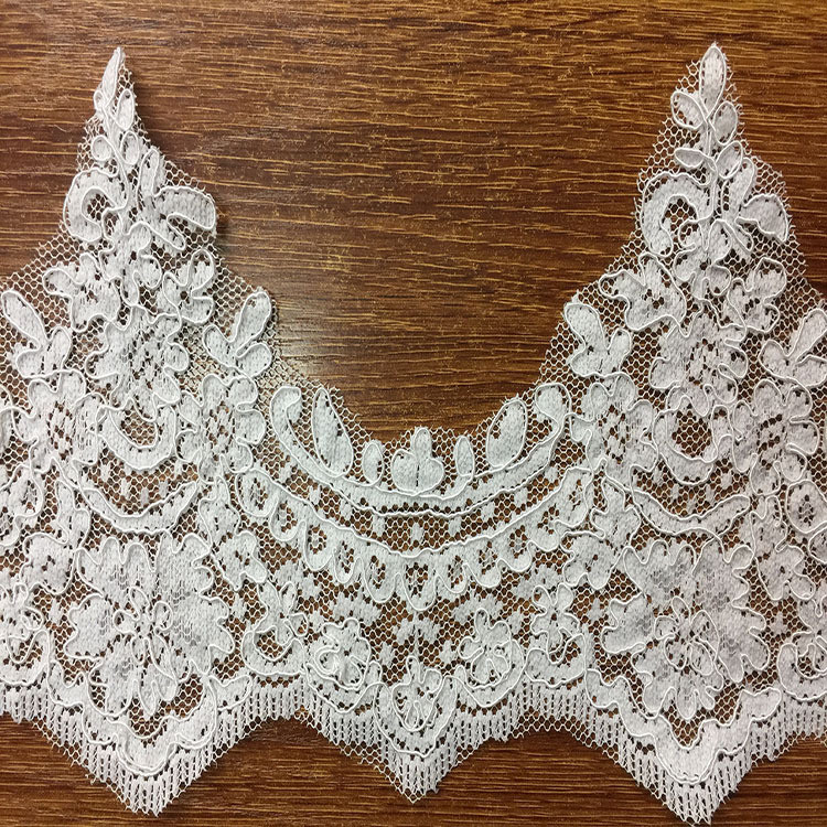 French Lace Fabric Eyelash Cord Lace Fabric fashion Black lace