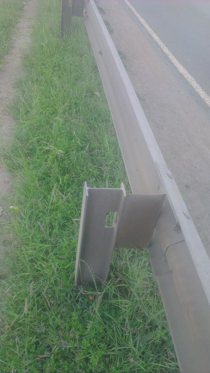 Road Traffic Safe H Post for Security Zinc Coated Galvanized Steel Highway Guardrail