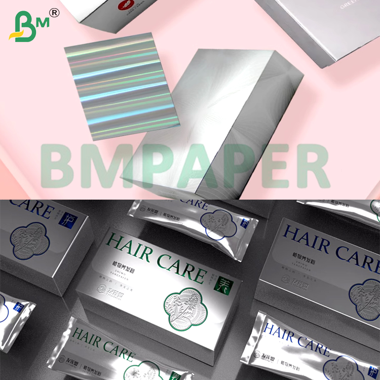 300gsm Printability Scratch - Resistant  Luxury Metallic Paperboard For Gift Boxes Cosmetic Packaging 