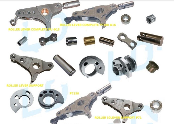 Durable Sulzer Projectile Loom Parts Picker Roller Lever With Brake Piston
