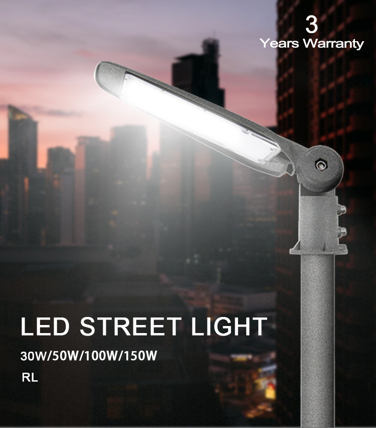 Aluminum IP65 Outdoor LED Street Lights Modular SMD Smart AC 120w 150w 500w