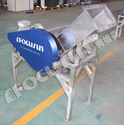 Crushing Function Commercial Block Ice Crusher Maker 100kg/min