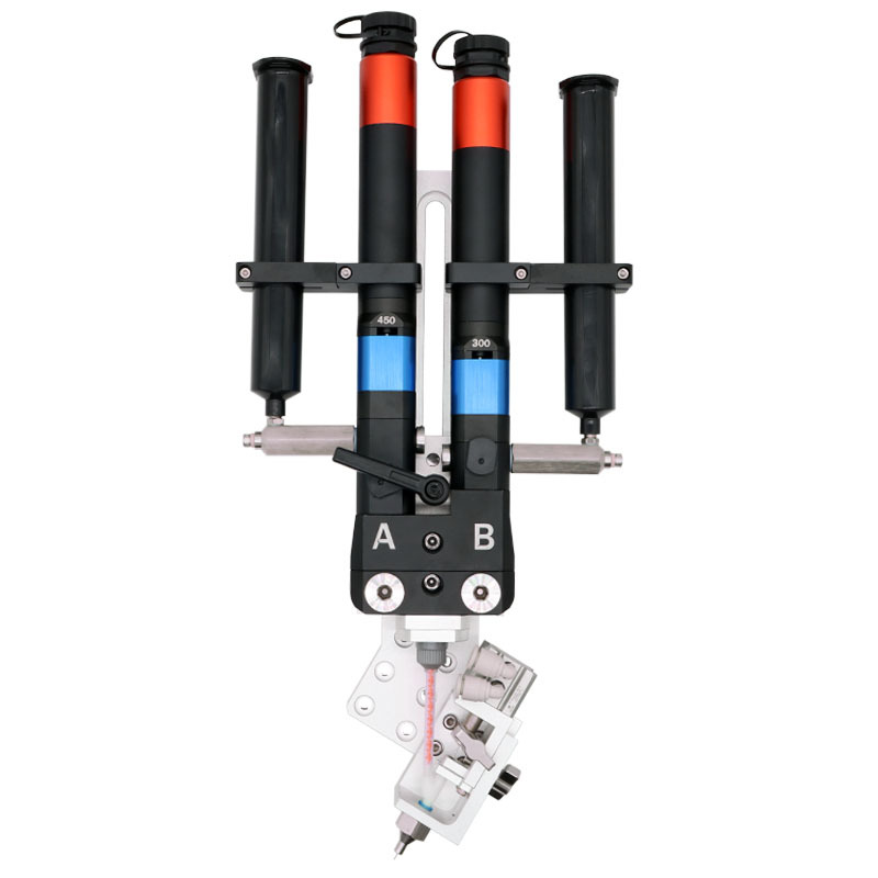 0.02ML Throughput Per Revolution Two Different Kinds Of Glue Dual Tube Screw Valve