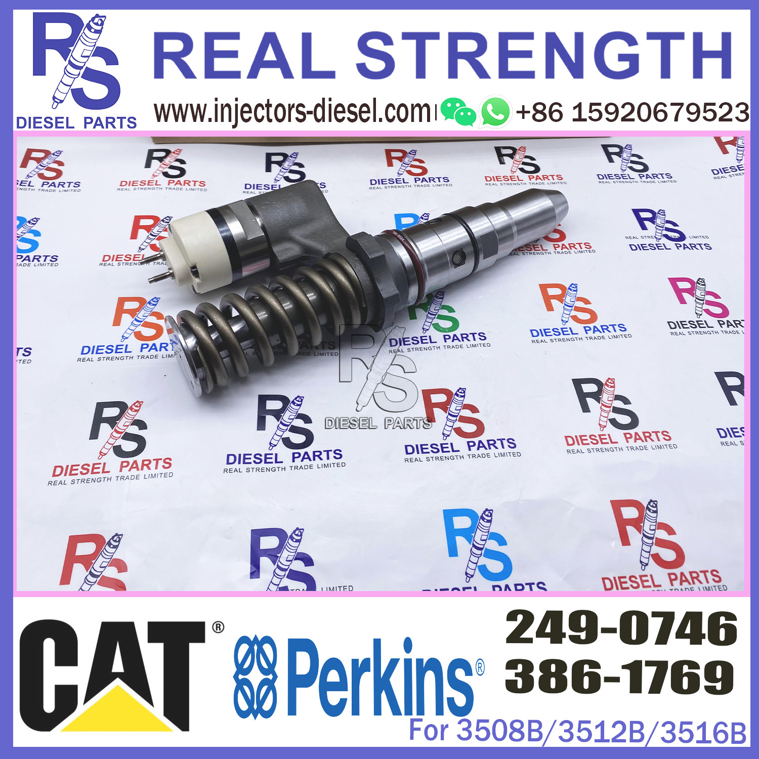 Diesel Engine 3512B Caterpillar Fuel Injector 2490746 249-0746 386-1769
