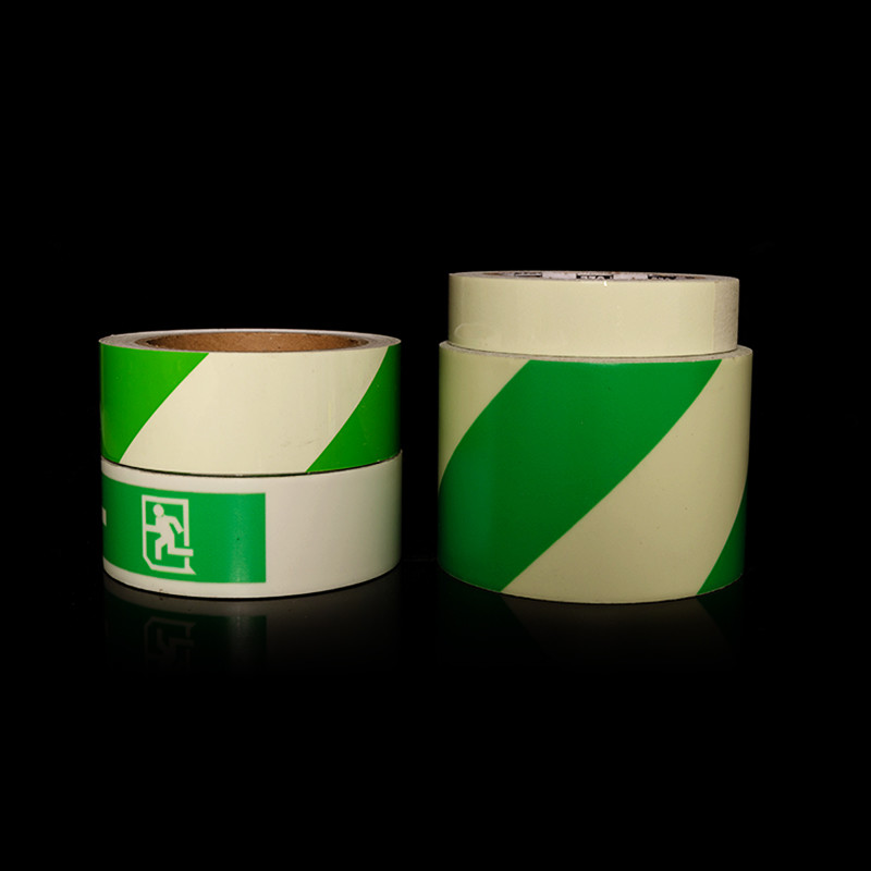 Printable PVC Material 6-8H Glow In The Dark Tape For Exit Sign