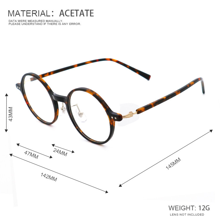 Customization New Design Acetate Optical Frame Fashion MR 98A08