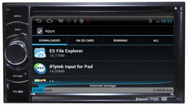 Ouchuangbo Auto Radio Android 4.0 for Universal Car DVD GPS Player Sat Navi with
