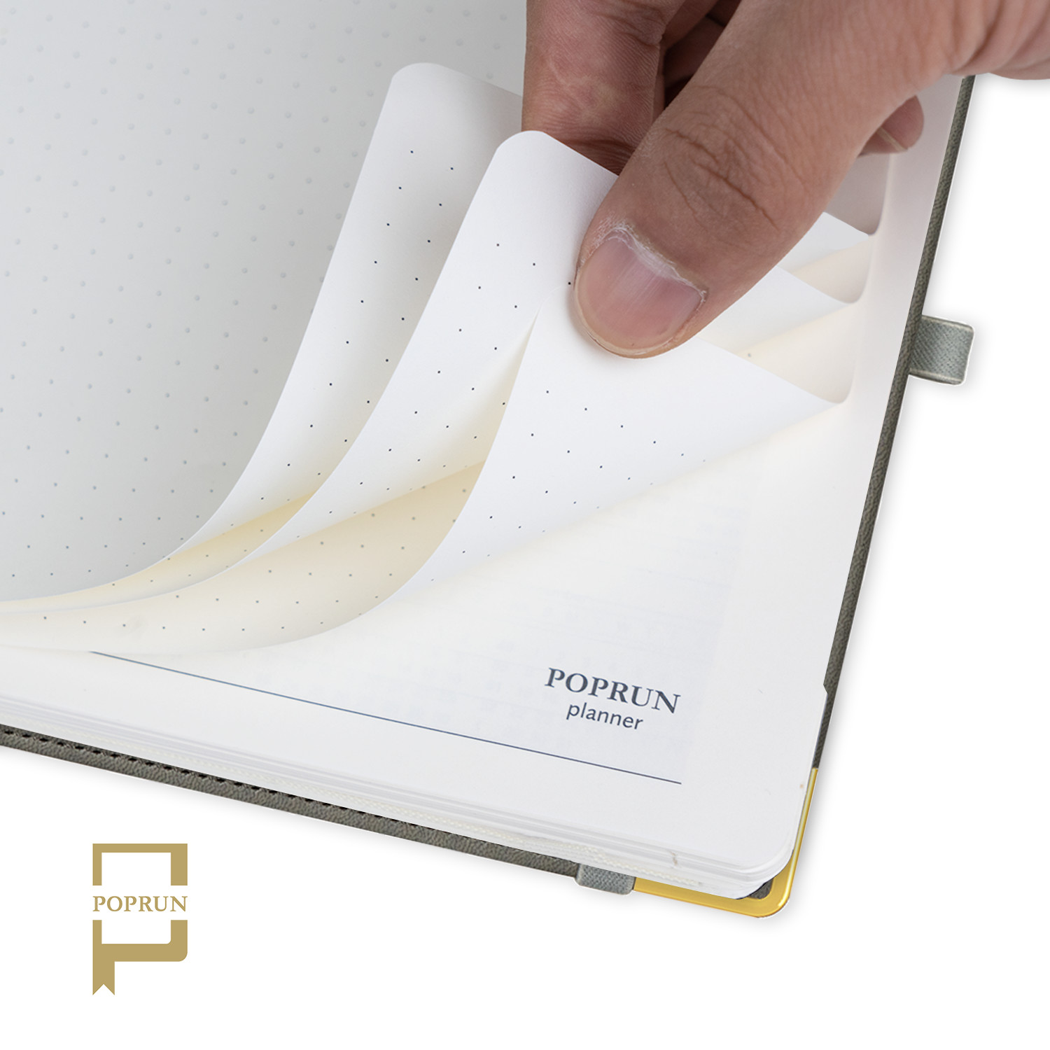 100GSM Ivory Paper Small Academic Planner 2023 2023 Vertical Layout