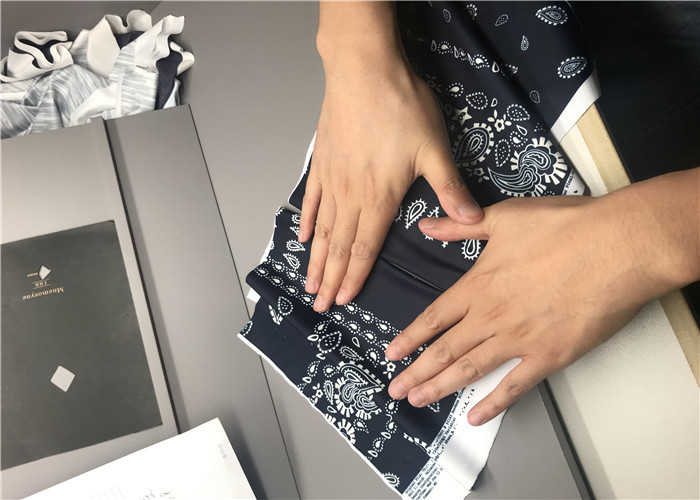 Print Sublimation Printed Polyester Fabric , Interlock Knitting Brushed Poly Fabric