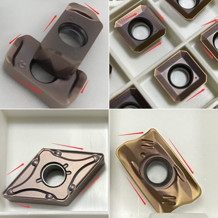 External Thread Cutting Inserts 16ERAG55 Cnc Lathe Tools Use