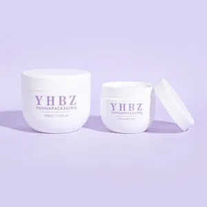 Clear Plastic Customizable Packaging Jars For Cream