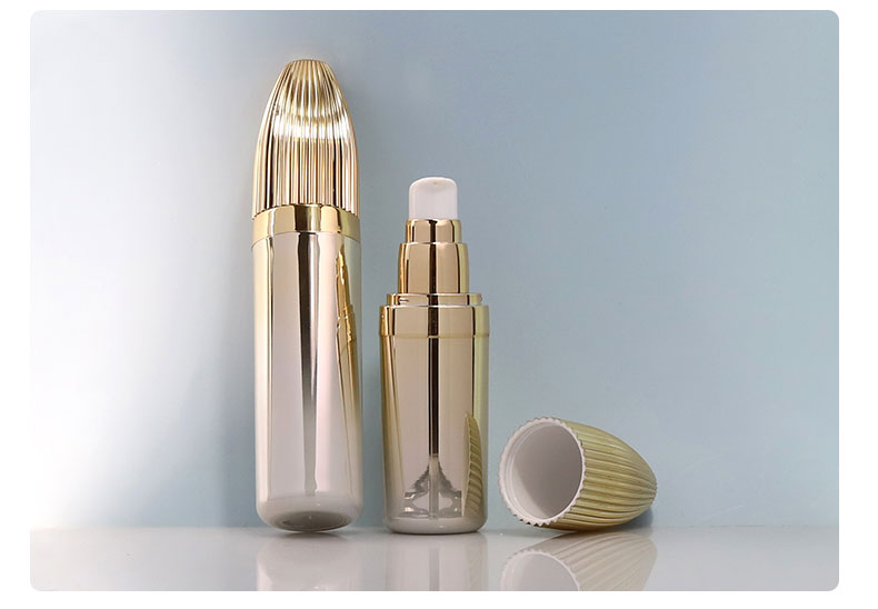 Electroplate Luxury Acrylic Set Liquid Foundation Bottle Face Cream Jar Pumb Spray Bottle For Cosmetic Packaging