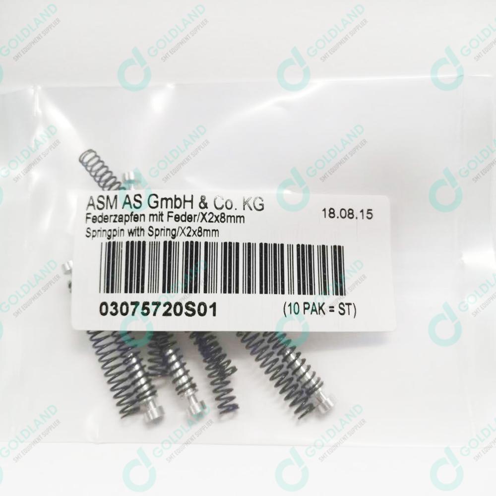 smt machine feeder part ASM springpin with spring used Siplace 2*8mm X feeder 03075720 seimens smt machine parts