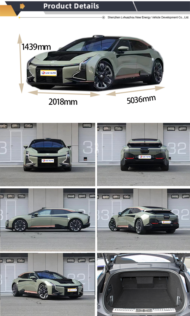 Introducing Hiphi Z Tech Chinese Electric Car with 4 Doors 5 Seats and 3 Box Design