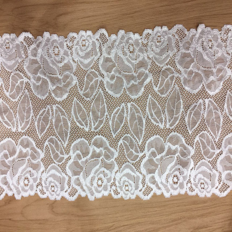 18cm wide 2017 New Fashion Lace Border/ underwear cotton lace edge in Ivory Color