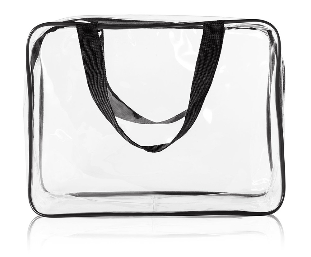 Waterproof Unisex 3pcs Clear Vinyl PVC Makeup Pouch