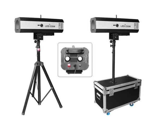 330W 350W LED Follow SpotLight , 4100K Nightclub Stage Lighting