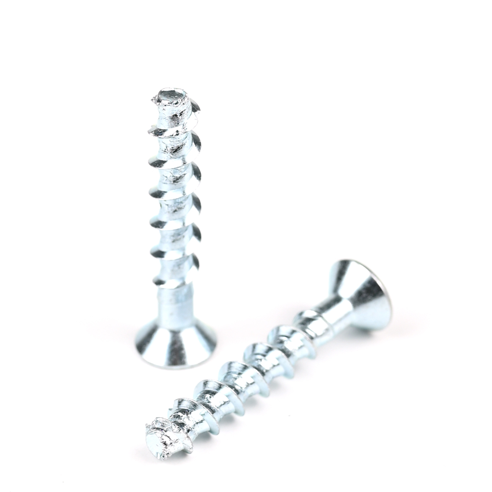 Concrete Block M6x50 Allen Csk Hex Bolt White Zinc Flat Head Self Tapping Anchor Bolts