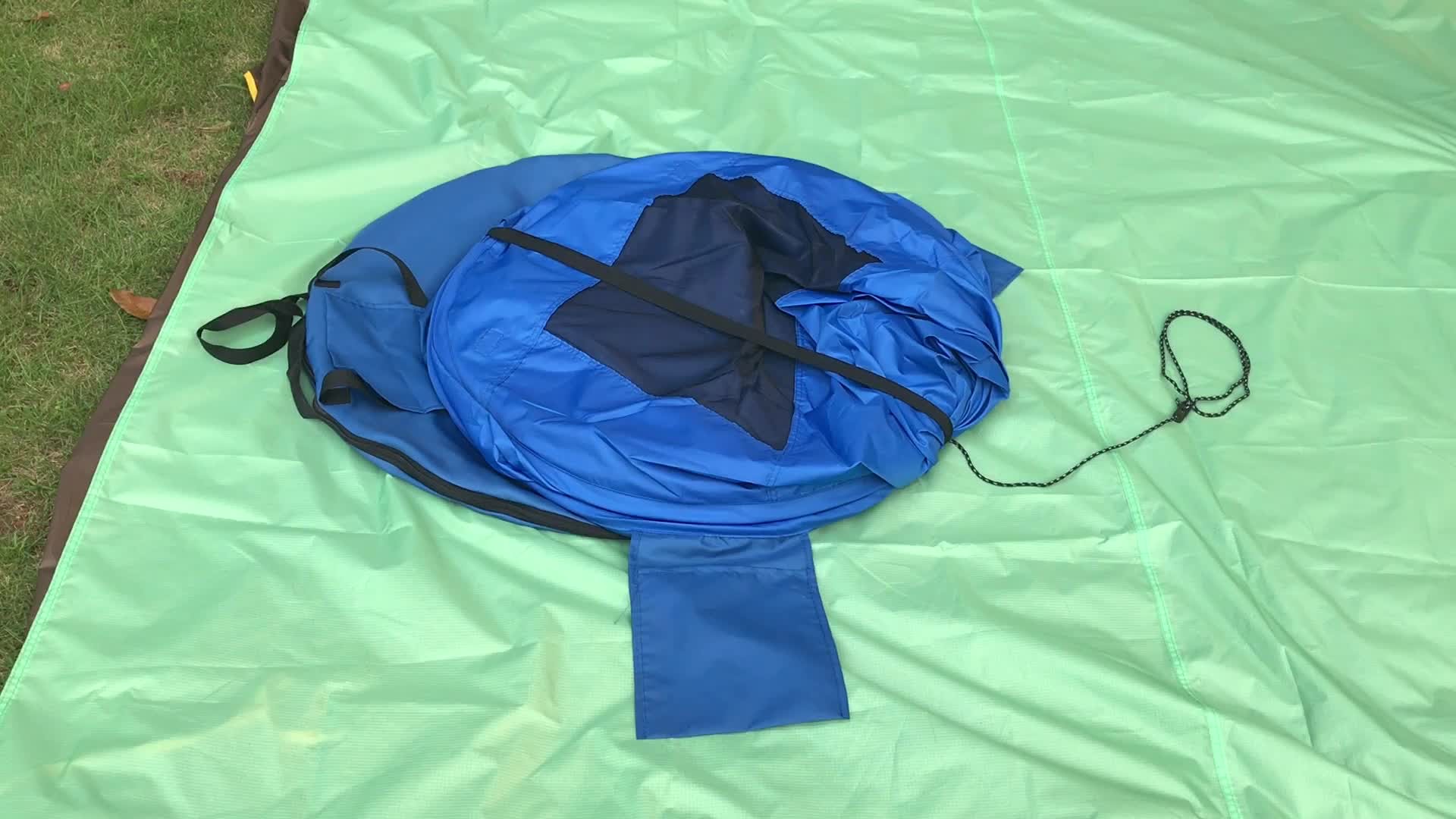 UV 50 protection 210T Polyester Beach Sun Shade Tent