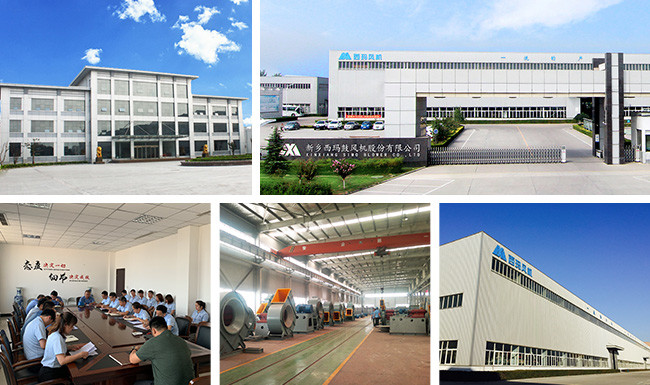 Cement Plant Raw Material Mill Circulation Fan Large Air Volume Centrifugal