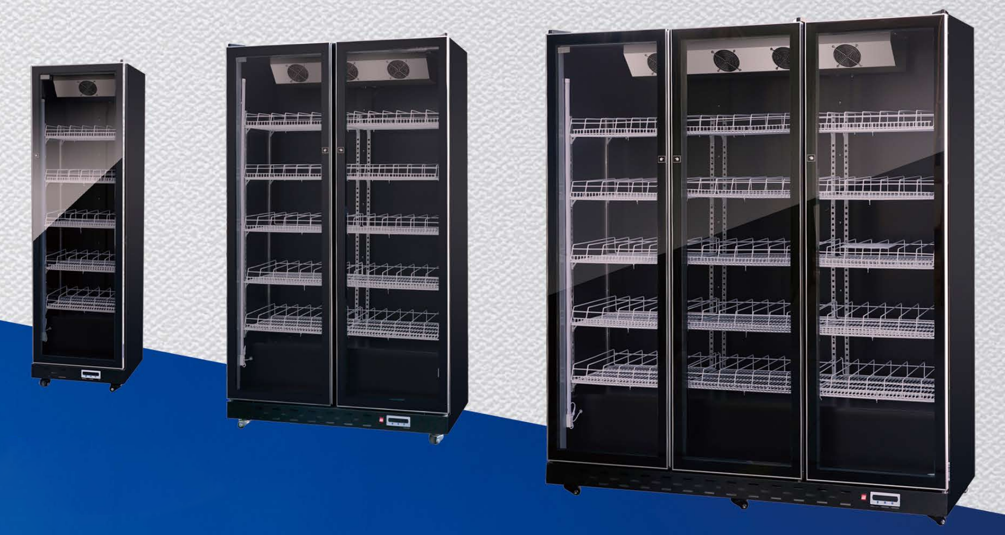 Weight KG 95-160kg Glass Wine Display Cooler with Double Doors and Air Cooling System