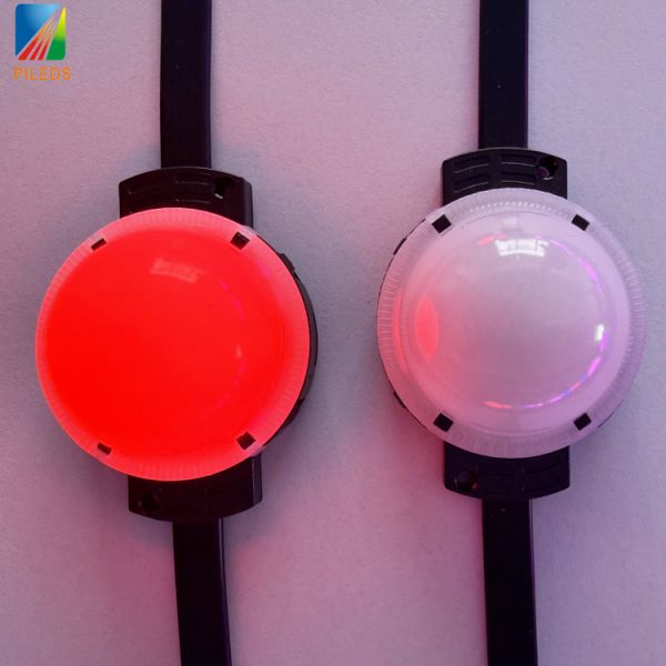 50MM 5CM RGBW DC24V Plastic IP68 Christmas Outdoor Facade Building DMX Pixel LED Dot Light