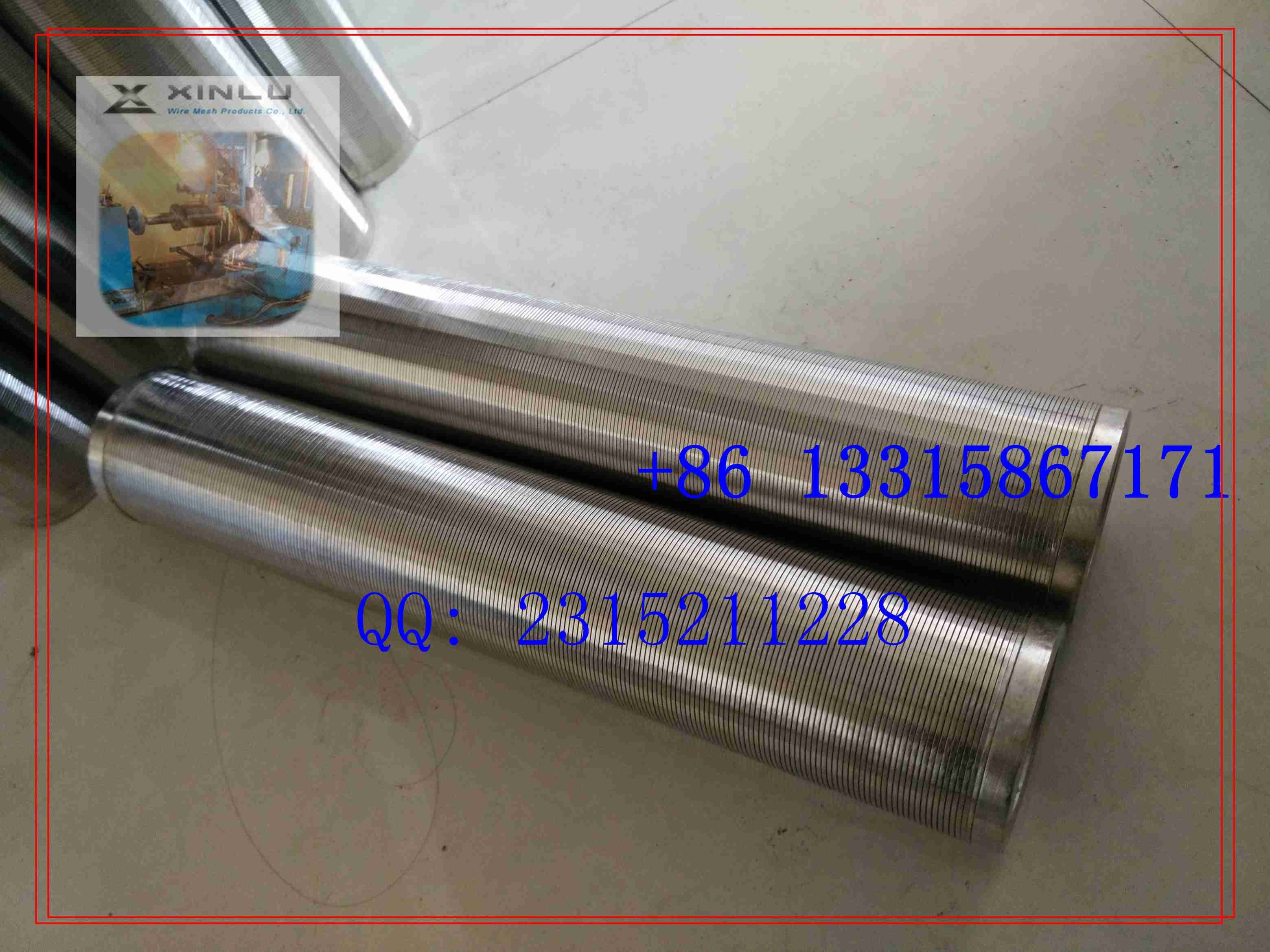 sand control oil well screen / stainless steel oil screen pipe / wedge wire oil screen pipe / johnson oil well screens