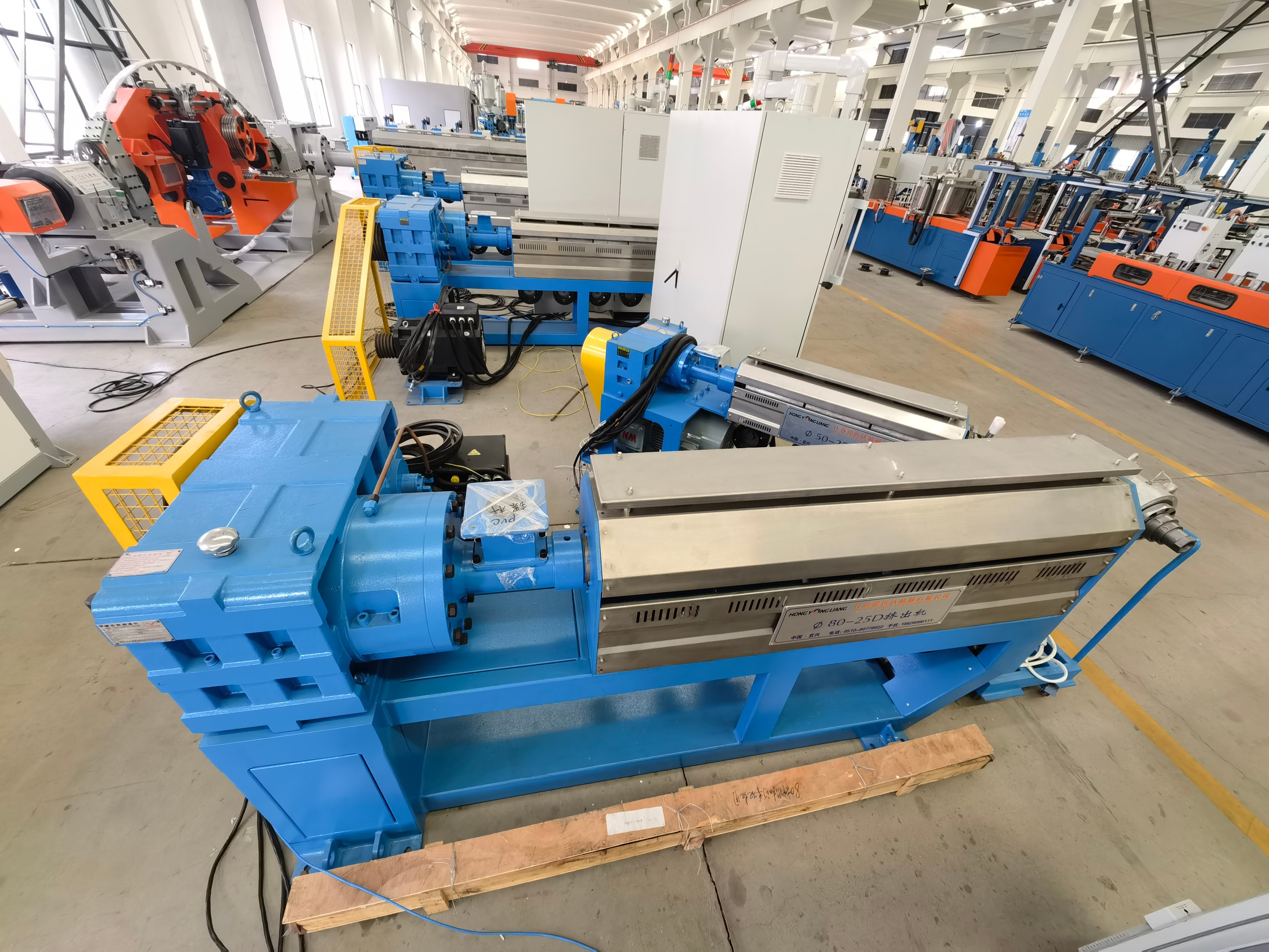 120mm cable extruder extrusion machine with boosted productivity