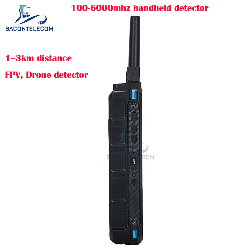 H2L 1.5Km Range Handheld Drone Locator 100-6Ghz Portable FPV Drone Detector