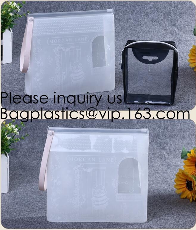 Vinyl Document Newspaper File Pen Zipper Bags,Coin Bag Pvc Slider Zipper Waterproof Pouch Bag, Ecofriendly Non-toxic