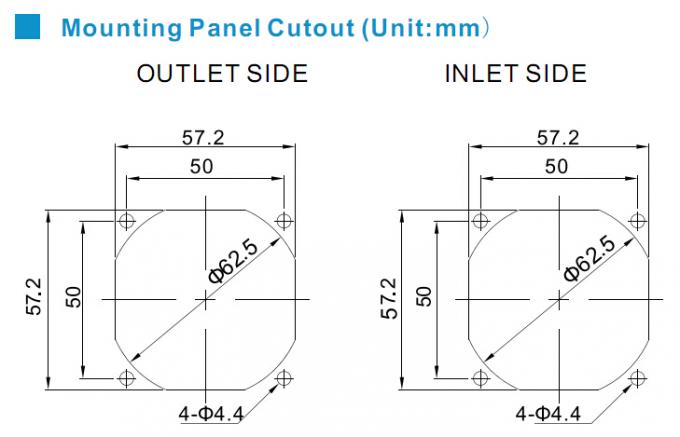 Ball / Sleeve Bearing Dc Ventilation Fan Notebook Cooling Fan With Plastic Impeller