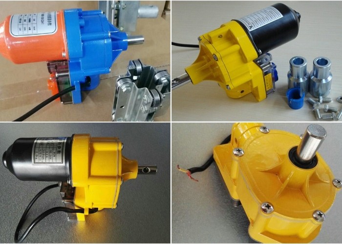 DC 24V Electric Roll Up Motor For Greenhouse Ventilation Rolling Shade Curtain Door