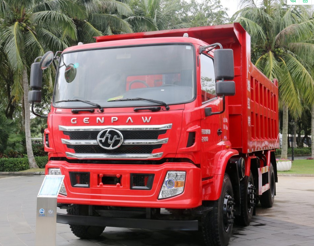 SAIC Hongyan Jiebao Heavy Truck 280HP 4X2 Composite Version 4.8M Dump Truck
