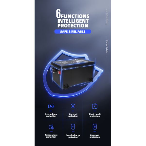 Golf Cart Lithium Battery 51.2v 105Ah Capacity Built-in BMS Protection Fast Charging Stable Output