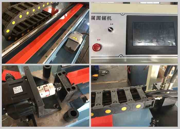 CNC Automatic Metal Circular Saw Machine Heavy Duty Cutting Low Power Construction