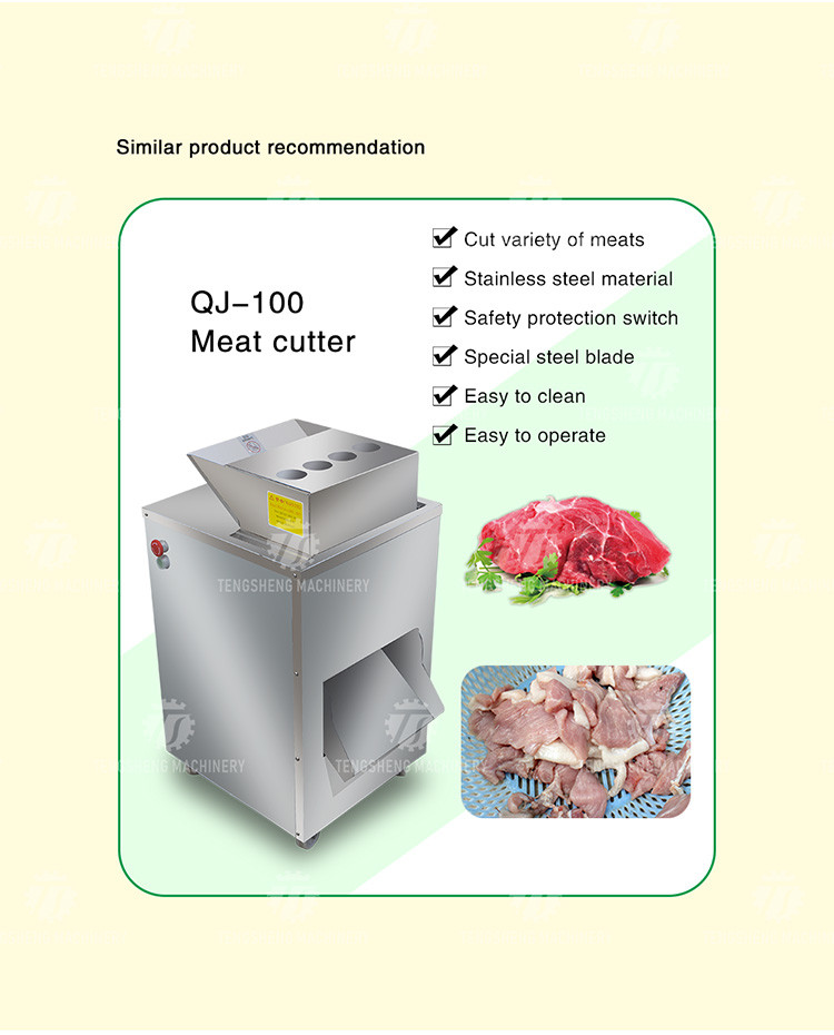 Commercial Beef Meat Slicer Meat Cube Cutting Machine