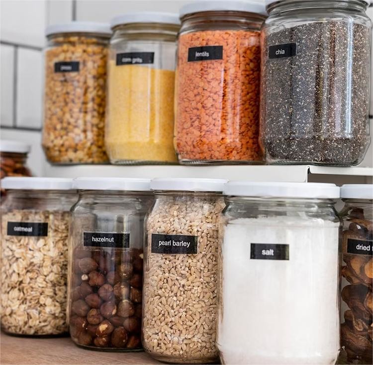 Rectangular 4 Oz 3 Oz Spice Jars Freezer Safe Glass Storage Jars With Metal Lid