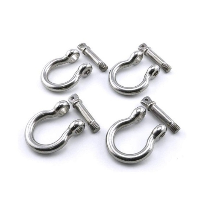 U Type D Shackles for Heavy Lifting Galvanized Steel Forged Screw Pin Anchor Shackle