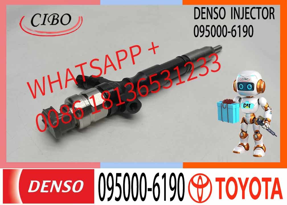 High Quality Diesel Fuel Injector 095000-6190/095000-7390 23670-30100 for TOYOTA HILUX 2KD-FTV Engine
